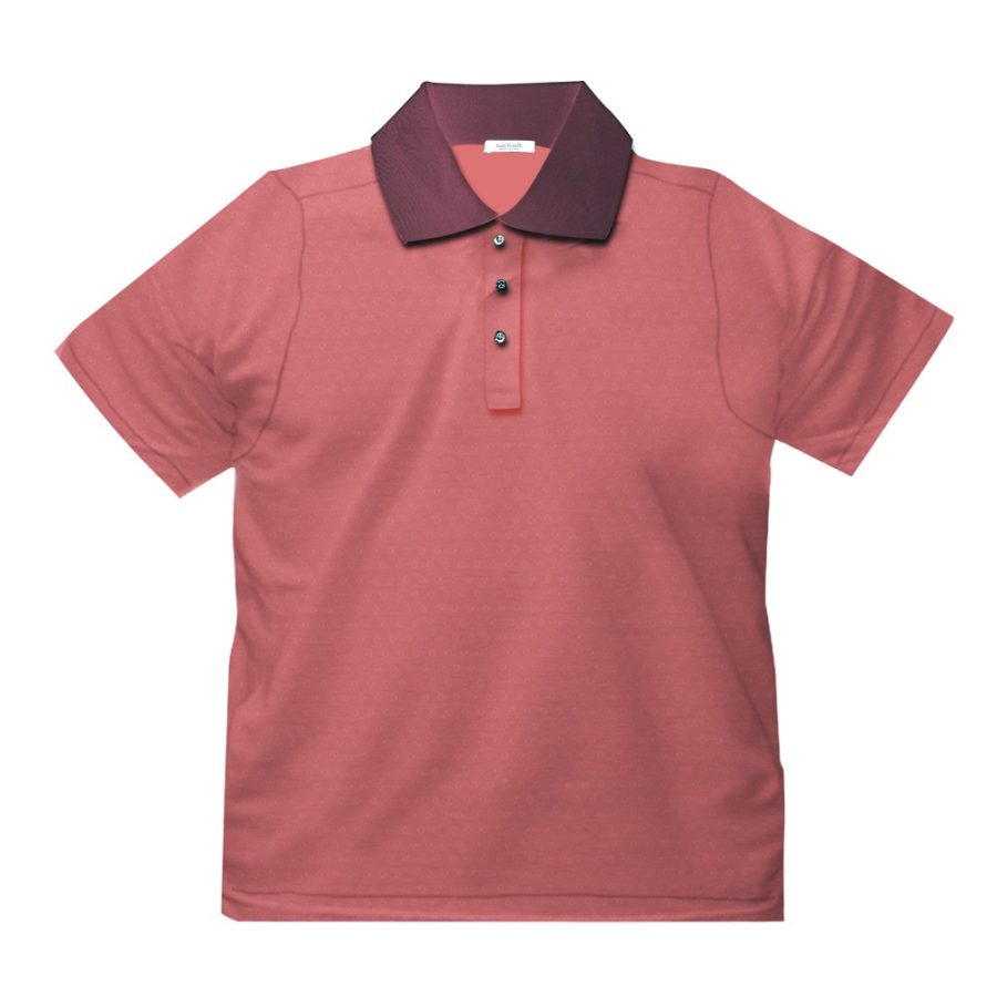 Short sleeve men’s cotton polo shirt pink 418078-03
