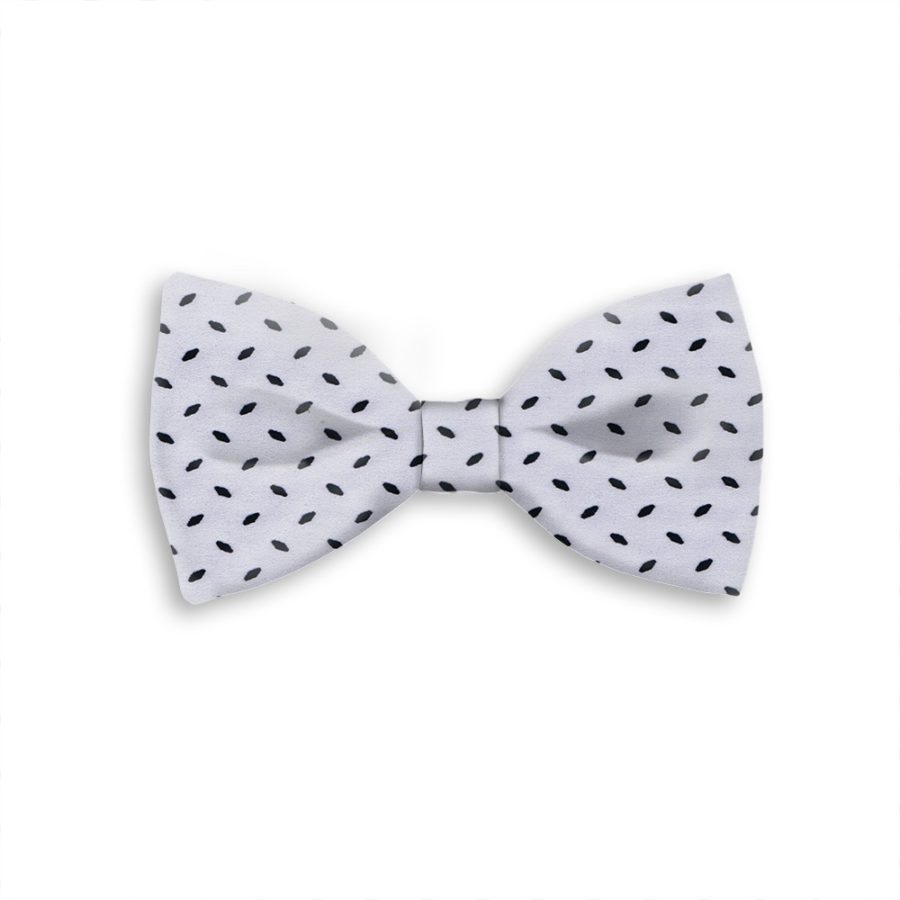 Tailored handmade bow-tie with velvet effect application419408-07