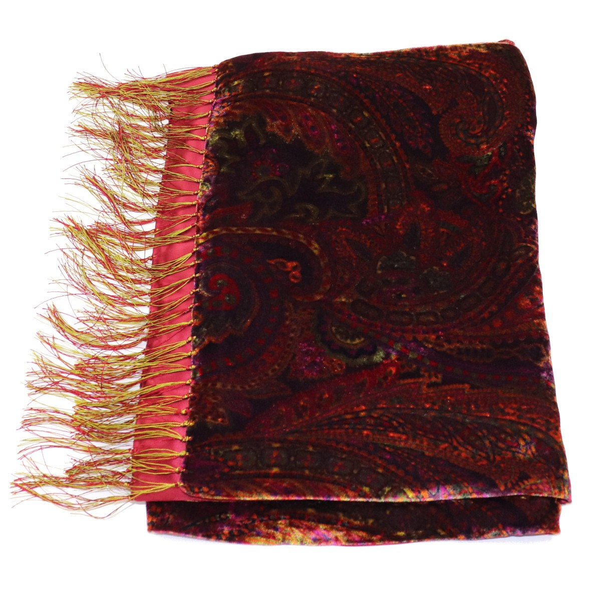Hermès Assorted Vintage Silk Scarf Day to Night Jewelry Roll Exclusively at  Sangles Burgundy