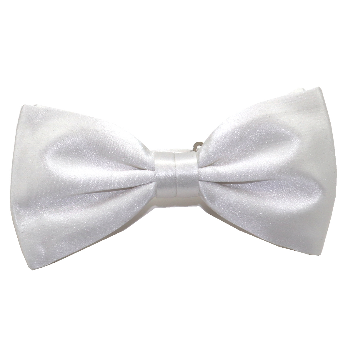 White silk bow tie, classic tux style, handmade in Italy - Italo ...