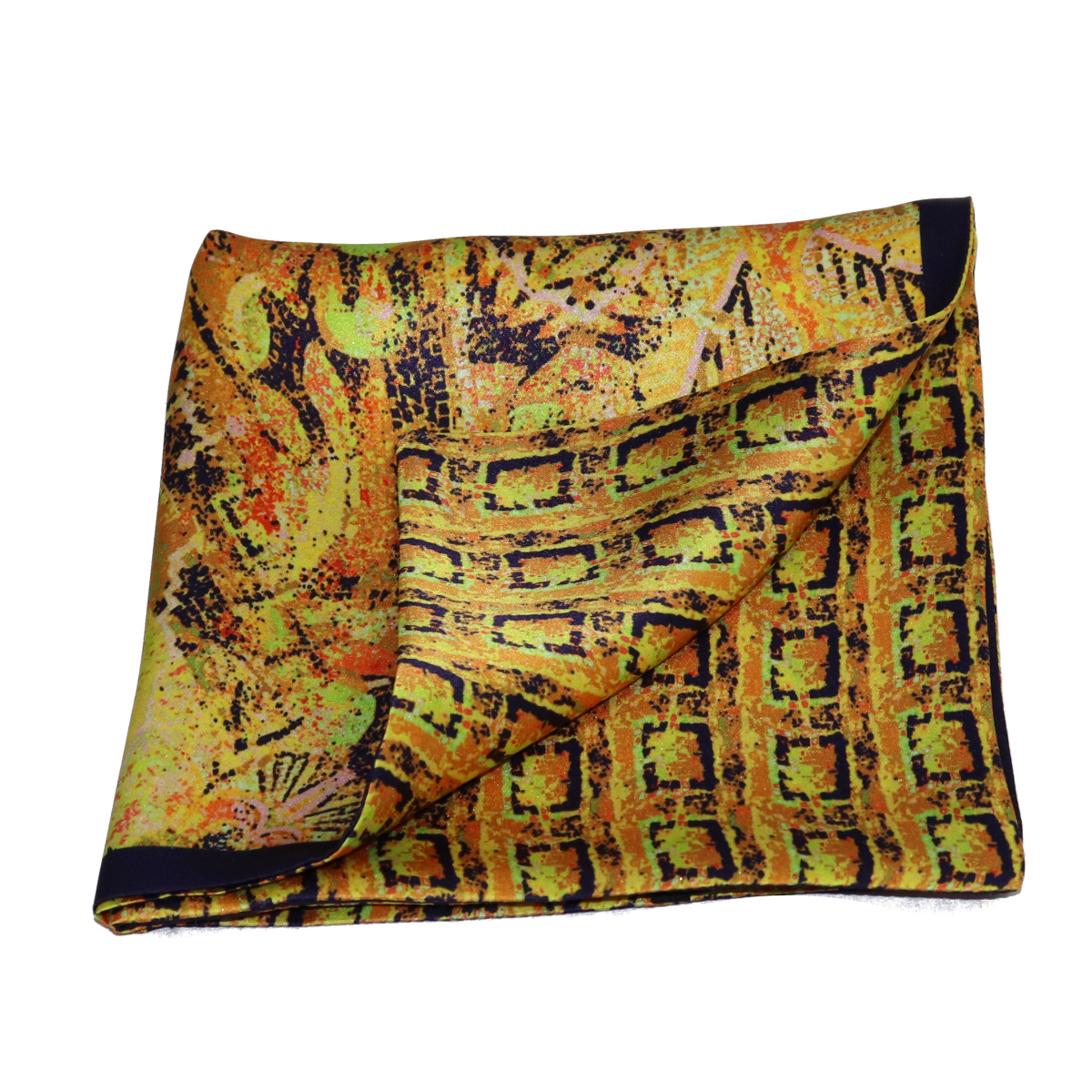 Double sided pocket square, Maya and Incas pattern - Italo Ferretti ...