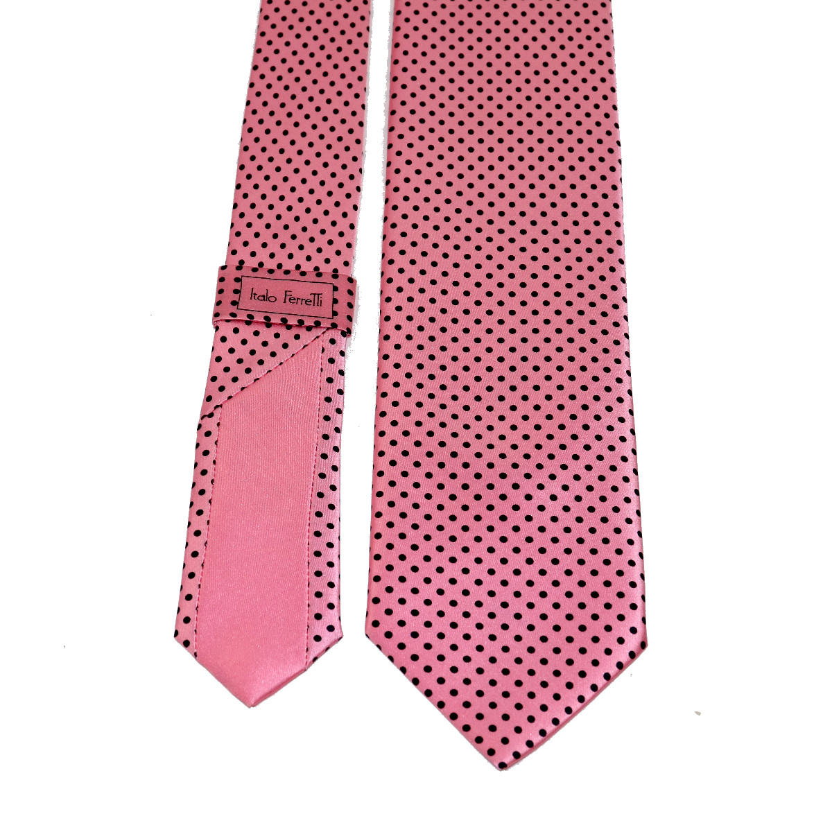 Louis Vuitton tie stripe regimental logo pink silk Used Japan