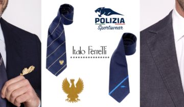 Italo Ferretti Ties for Italian State Police Brand