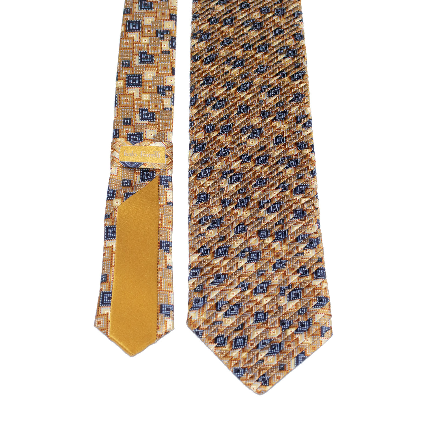 Sartorial pleated silk luxury tie, sleek knot and standard pleats ...